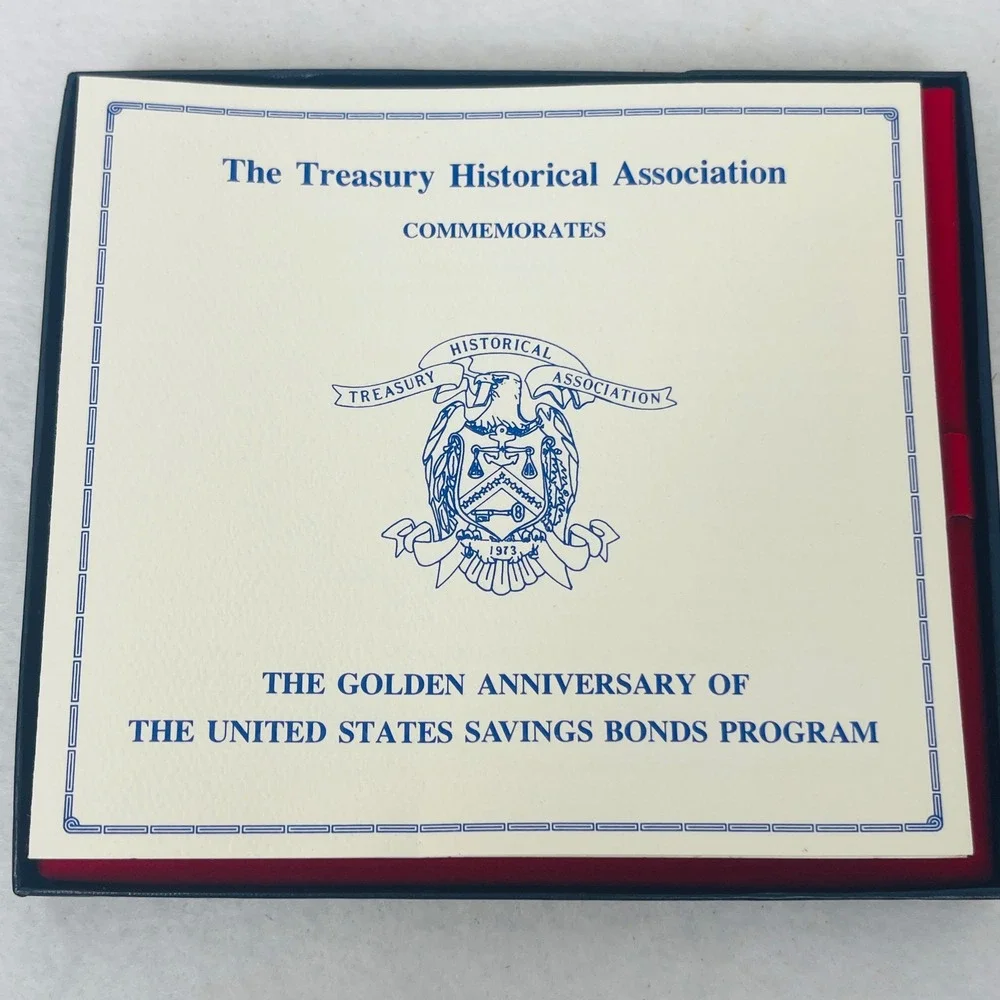Treasury Historical Association US Savings Bonds 50th Anniversary Ornament Boxed